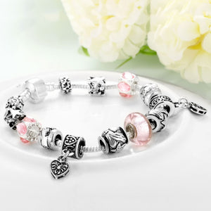 Starfish and Hearts Pandora Inspired Bracelet - Golden NYC Jewelry