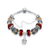 Royal Orange Citrine Crown Jewel Pandora Inspired Bracelet - Golden NYC Jewelry