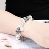 Royal Elegant White Crown Jewel Pandora Inspired Bracelet - Golden NYC Jewelry