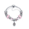 Mini Petite Pink Pandora Inspired Bracelet - Golden NYC Jewelry