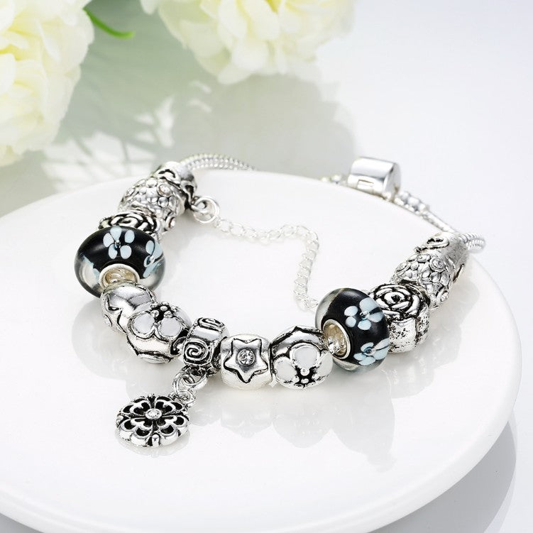 London Inspired Classic Pandora Inspired Bracelet - Golden NYC Jewelry