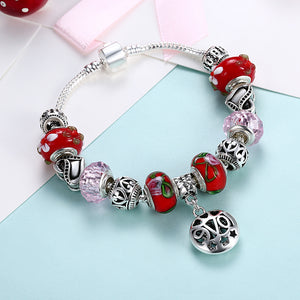 Red Sweet Candy Can Pandora Inspired Bracelet