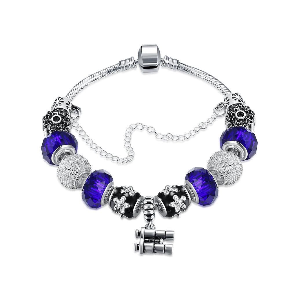 Looking For You In Blue Pandora Inspired Bracelet