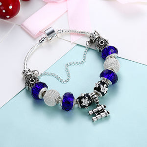 Looking For You In Blue Pandora Inspired Bracelet