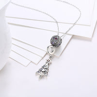 Sterling Silver 2 Piece Necklace- Christmas Tree - Golden NYC Jewelry