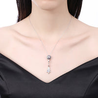 Sterling Silver 2 Piece Necklace- Christmas Tree - Golden NYC Jewelry