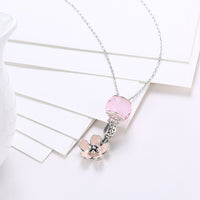 Sterling Silver 2 Piece Necklace- Simple Paisley - Golden NYC Jewelry