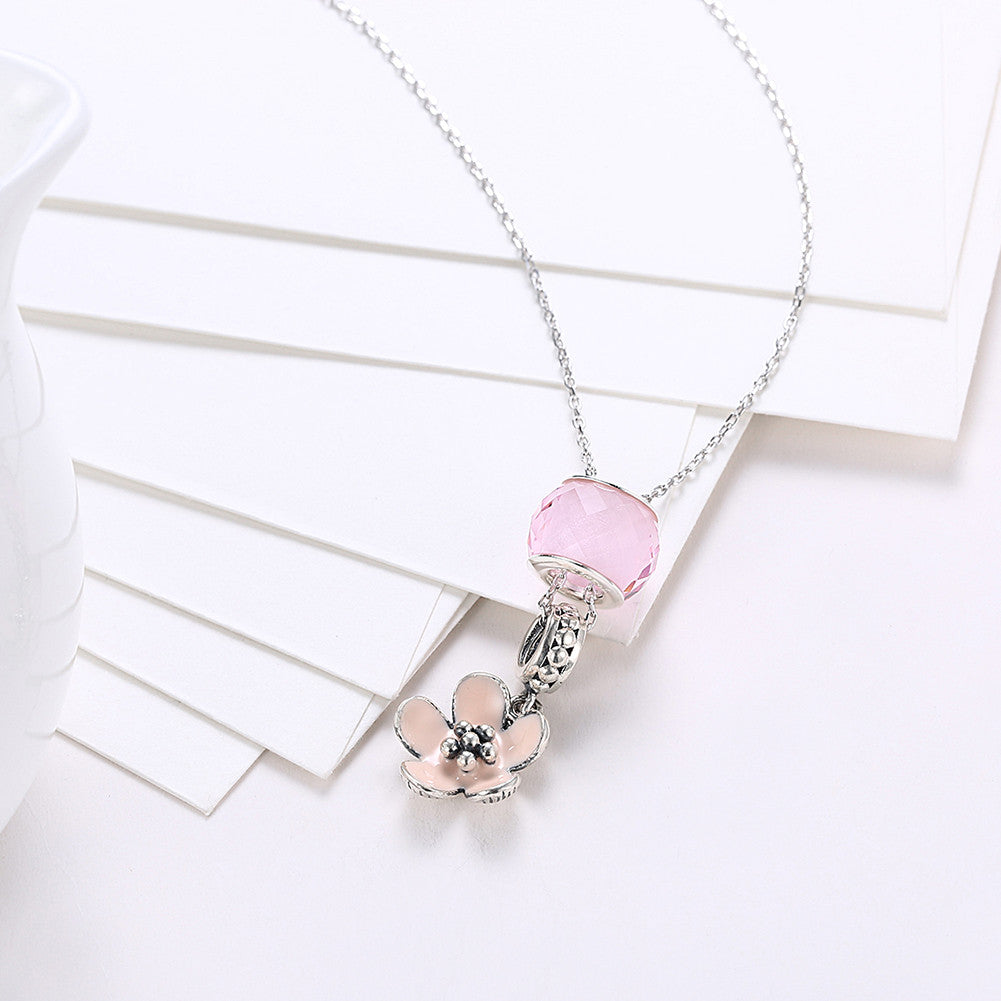 Sterling Silver 2 Piece Necklace- Simple Paisley - Golden NYC Jewelry