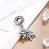 Sterling Silver Single Snowflake Charm, made for Christmas Charm - Golden NYC Jewelry