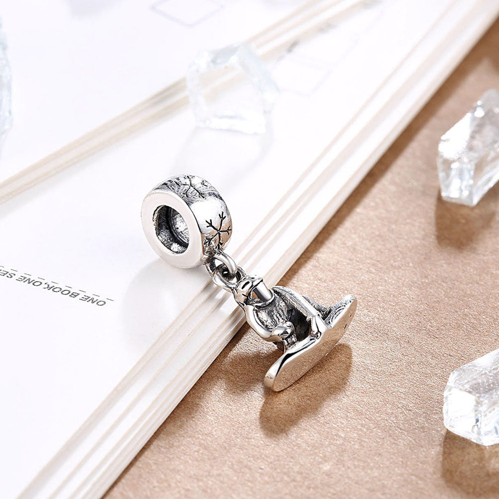 Sterling Silver Hockey Goalie Charm - Golden NYC Jewelry