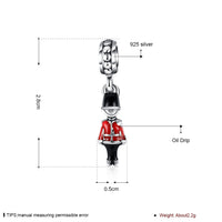 Sterling Silver Classic Nutcracker made for the Holiday Season Charm - Golden NYC Jewelry