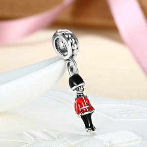 Sterling Silver Classic Nutcracker made for the Holiday Season Charm - Golden NYC Jewelry
