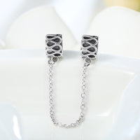 Sterling Silver Ingrain Stopper Charm - Golden NYC Jewelry