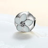 Sterling Silver Ivory Daisy Charm - Golden NYC Jewelry