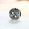 Sterling Silver Love CZ Charm - Golden NYC Jewelry