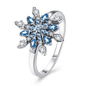 Sterling Silver "Frozen Inspired" Ring - Golden NYC Jewelry