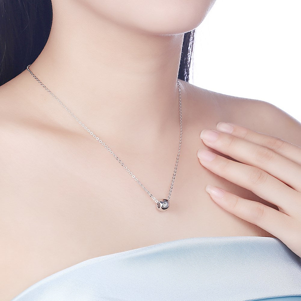 Dog Paw Print Bead Sterling Silver Necklace, Necklaces, Golden NYC Jewelry, Golden NYC Jewelry jewelryjewelry deals, swarovski crystal jewelry, groupon jewelry,, jewelry for mom, 