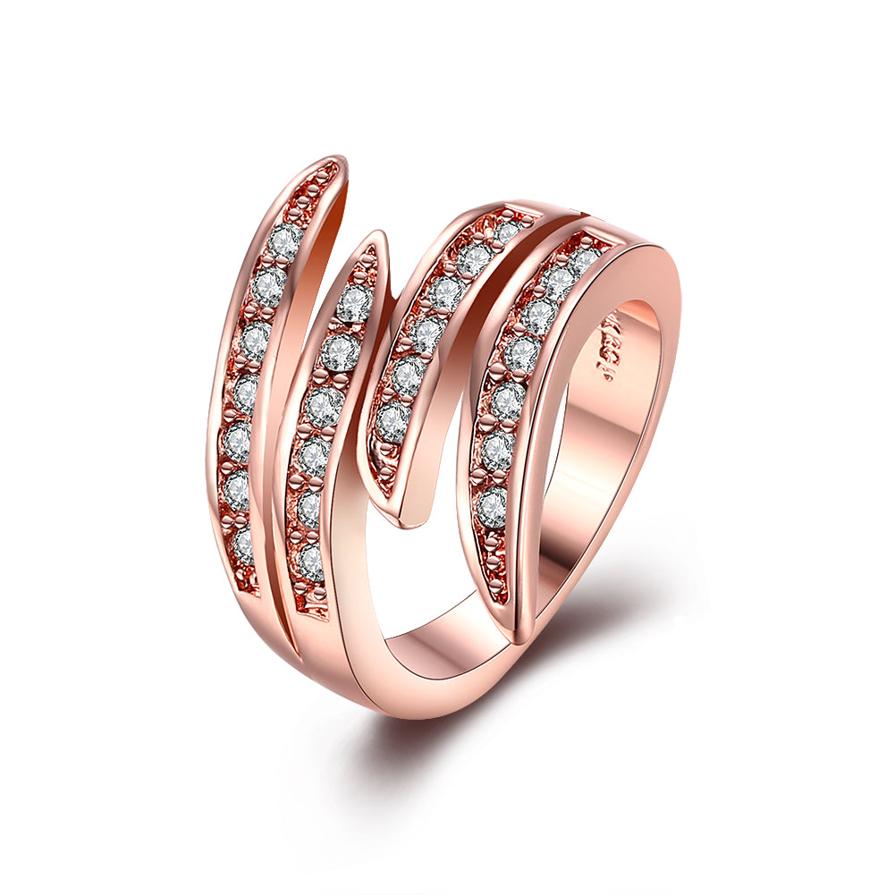 18K Rose Gold Plated Swarovski Elements Ariana Ring, , Golden NYC Jewelry, Golden NYC Jewelry  jewelryjewelry deals, swarovski crystal jewelry, groupon jewelry,, jewelry for mom,