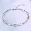 Pave Flower Geometric Austrian Cystal Sterling Silver Bracelet