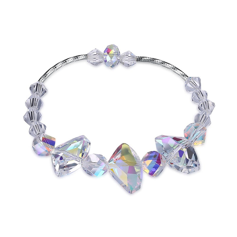 Auroriles Borelis Crystals 15.00 CT Sterling Silver Bracelet, Bracelet, Golden NYC Jewelry, Golden NYC Jewelry  jewelryjewelry deals, swarovski crystal jewelry, groupon jewelry,, jewelry for mom,