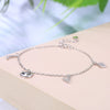 LOVE Pave Crystals Sterling Silver Bracelet