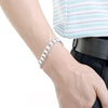 Silver Plated Unisex Curb Chain Italian Bracelet