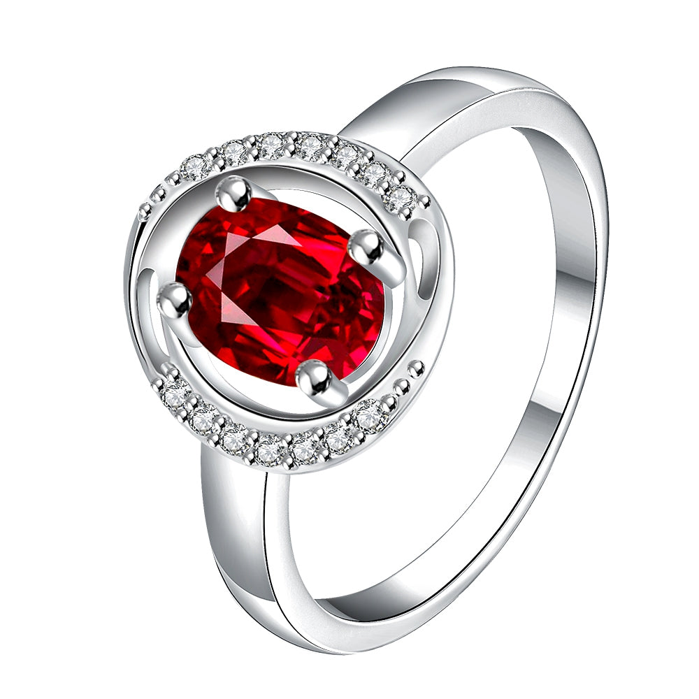 Circular Ruby Pave Ring, , Golden NYC Jewelry, Golden NYC Jewelry jewelryjewelry deals, swarovski crystal jewelry, groupon jewelry,, jewelry for mom, 