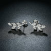 Sterling Silver Swarovski Grapevine Stud Earrings