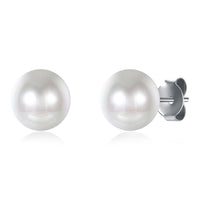 Classic Freshwater Pearl Stud Earrings In Sterling Silver, Earring, Golden NYC Jewelry, Golden NYC Jewelry jewelryjewelry deals, swarovski crystal jewelry, groupon jewelry,, jewelry for mom, 