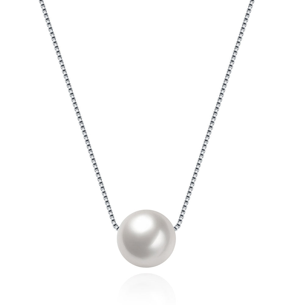 Sterling Silver Classic Freshwater Pearl Necklace