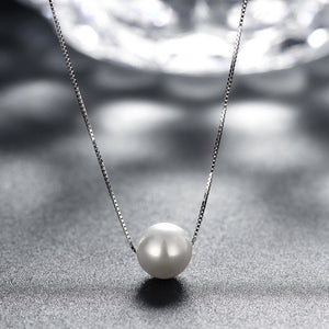 Sterling Silver Classic Freshwater Pearl Necklace