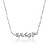 Sterling Silver Austrian Olive Branch Necklace