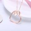 14K Rose Gold over Sterling Silver Heart \Necklace, Necklaces, Golden NYC Jewelry, Golden NYC Jewelry  jewelryjewelry deals, swarovski crystal jewelry, groupon jewelry,, jewelry for mom,