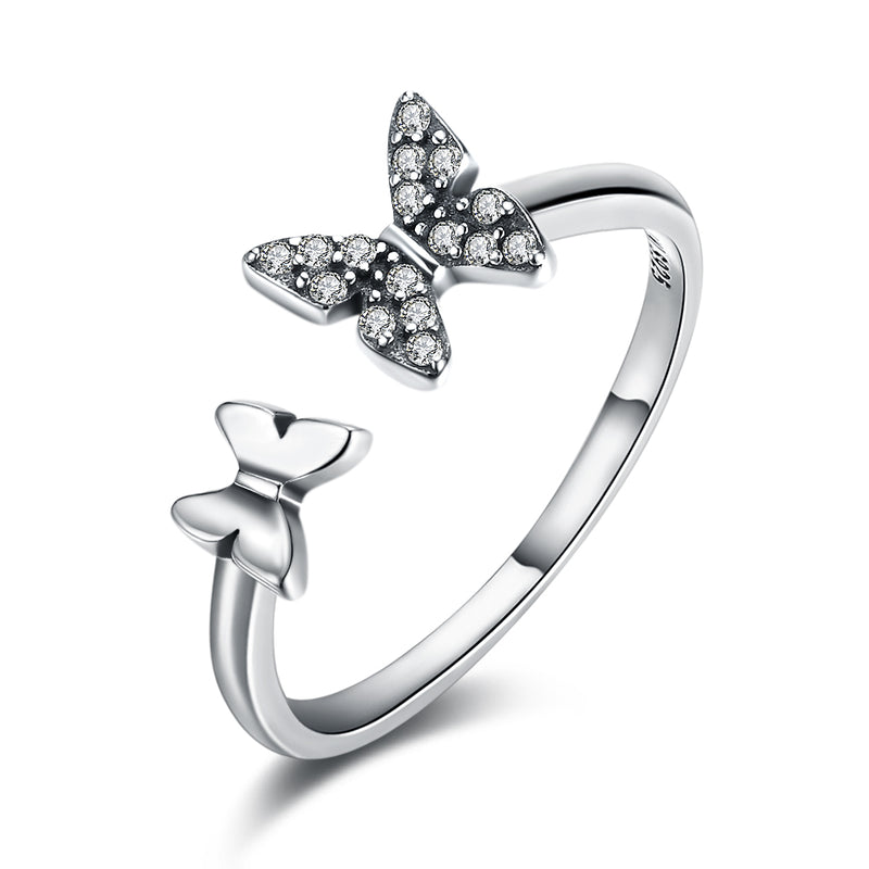 Sterling Silver Austrian Butterfly Ring