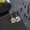 Aurora Borealis Magnificent Cube With Swarovski Crystals - 3 Piece Set with Luxe Box