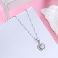 Swarovski Crystal 18K White Gold over Sterling Silver Pave Star Necklace - Golden NYC Jewelry