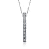 Swarovski Crystal 18K White Gold over Sterling Silver Drop Necklace - Golden NYC Jewelry