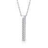 Swarovski Crystal 18K White Gold over Sterling Silver Necklace - Golden NYC Jewelry
