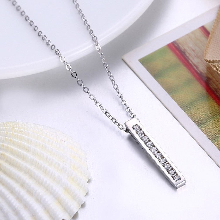 Swarovski Crystal 18K White Gold over Sterling Silver Necklace - Golden NYC Jewelry