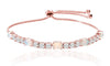 Fiery Opal Tennis Bracelet Made with Swarovski Crystals in Rose Gold, , Golden NYC Jewelry, Golden NYC Jewelry  jewelryjewelry deals, swarovski crystal jewelry, groupon jewelry,, jewelry for mom, 