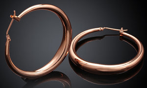 Italian-Made Gold Plated French Lock Hoop Earrings (3-Pack) - Golden NYC Jewelry www.goldennycjewelry.com fashion jewelry for women