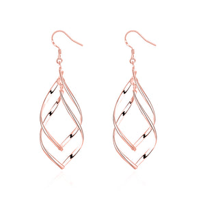 Spiral Twist Drop  Earring